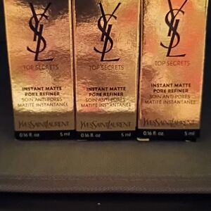 YSL Top Secrets Instant Matte Pore Refiner 5ml x3 Bundle Travel Size NEW